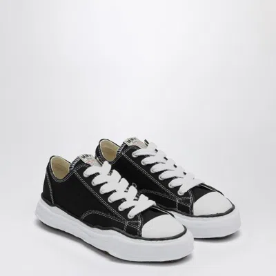 Miharayasuhiro Maison Mihara Yasuhiro Black Peterson Low Sneakers In Canvas In Black