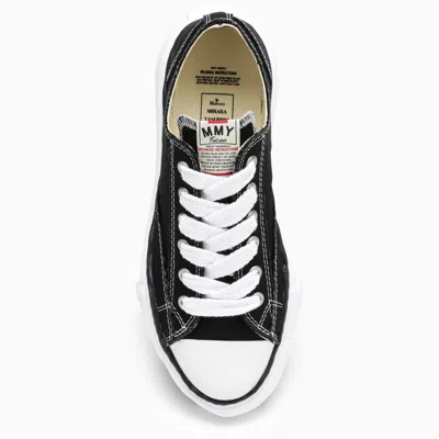 Miharayasuhiro Maison Mihara Yasuhiro Black Peterson Low Sneakers In Canvas In Black