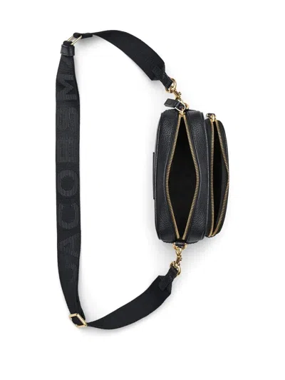 Marc Jacobs The Crossbody Leather Shoulder Bag In Black
