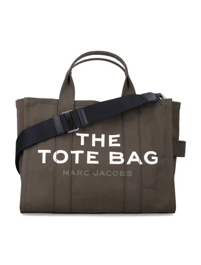 Marc Jacobs The Canvas Medium Tote Bag In Green Canvas  In Green
