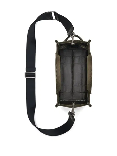 Marc Jacobs Small Canvas Tote Bag With Top Handles In Green