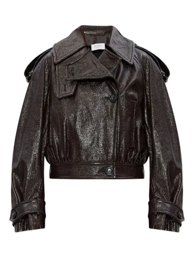 Sportmax Coats Brown In Brown