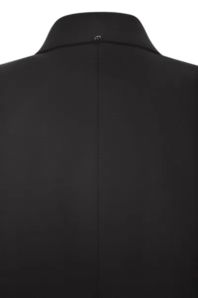Sportmax Long-sleeved Suit Jacket In Black