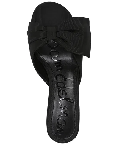 Sam Edelman Ragan Bow Mules Black In Multi