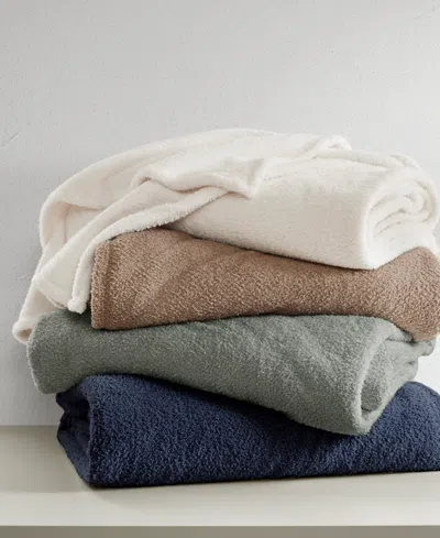 Premier Comfort Feathersoft Lightweight Knit Blanket, King In Blue