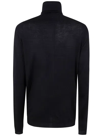 Md75 Turtle Neck Merinos Sweater Clothing In Blue