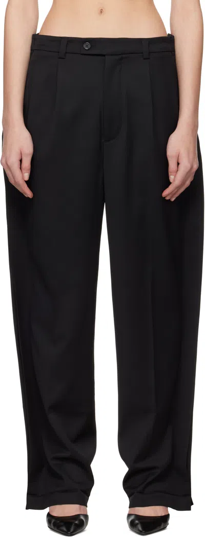 Prototypes Black Outline Tailored Trousers In Black