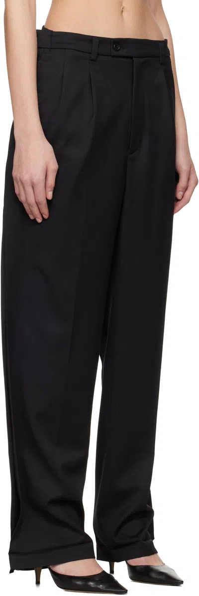 Prototypes Black Outline Tailored Trousers In Black
