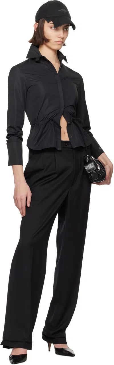 Prototypes Black Outline Tailored Trousers In Black