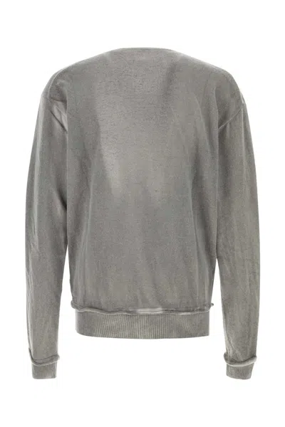 Our Legacy V-neck Wool Cardigan Featuring Front Pockets In Gray