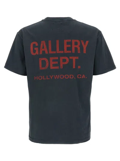 Gallery Dept. Graphic Print Crew Neck T-shirt In Black