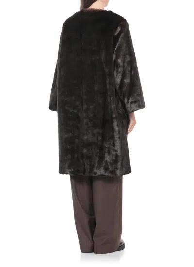 Loulou Studio Moore Coat In Brown