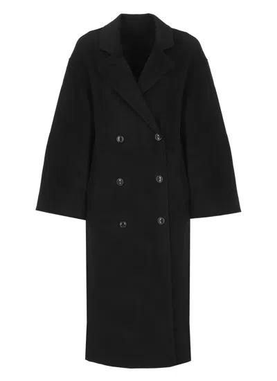 Loulou Studio Loulou Borneo Coat In Black