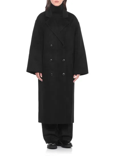 Loulou Studio Loulou Borneo Coat In Black