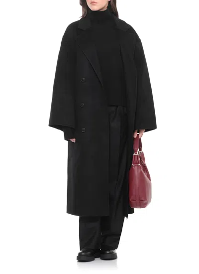 Loulou Studio Loulou Borneo Coat In Black