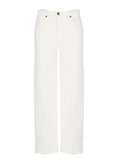 Pt Torino Cotton Jeans In White