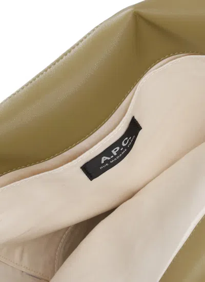 Apc Ninon Shopping Bag In Green