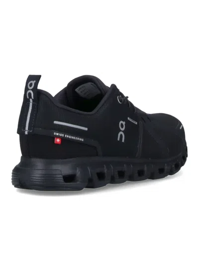 On Lightweight Black Running Sneakers With Breathable Mesh