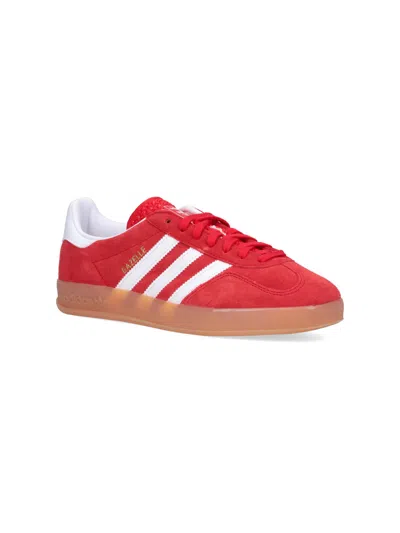 Adidas Originals Gazelle Indoor Sneakers In Red