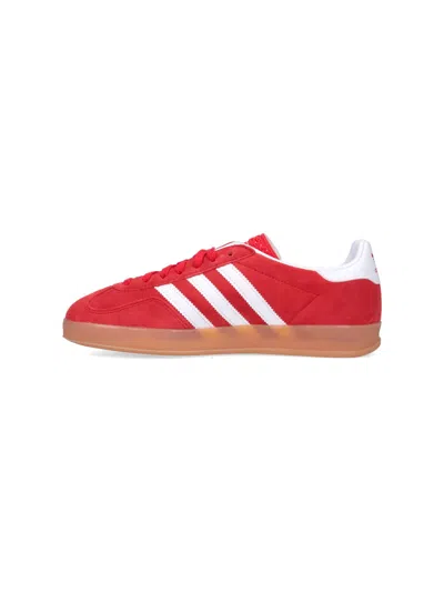 Adidas Originals Gazelle Indoor Sneakers In Red