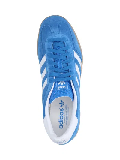 Adidas Originals Striped Suede Low Top Sneakers In Blue