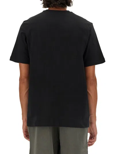 Msgm Tshirt In Cotone In Black