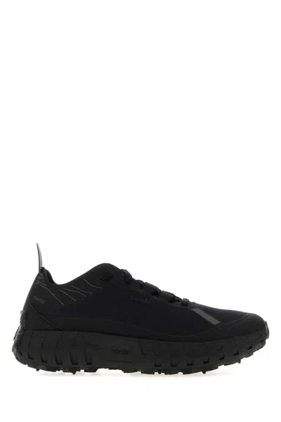 Norda Run Black Canvas 001a Sneakers In Black