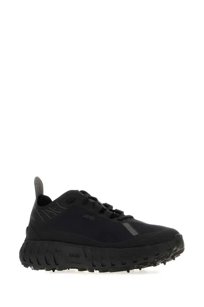 Norda Run Black Canvas 001a Sneakers In Black