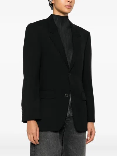 Balenciaga Single-breasted Blazer In Black