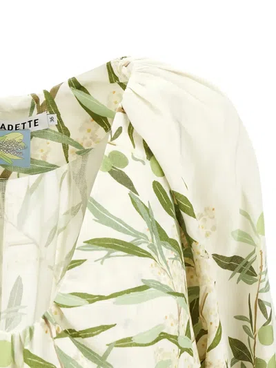 Bernadette Floral Print Dress In Multi