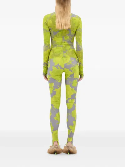 Msgm Floral-print Trousers In Multi