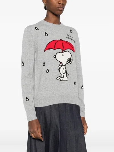 Mc2 Saint Barth Snoopy-motif Sweater In Multi
