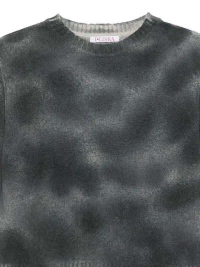 Liska Pullover Mit Graffiti-effekt In Black