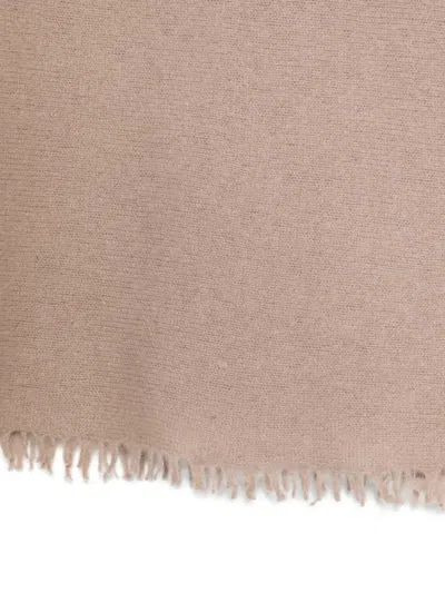 Liska Kaschmirschal Mit Ausgefransten Kanten In Pink