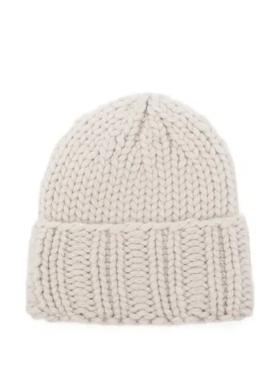 Liska Beanie Mit Zopfmuster In Neutral