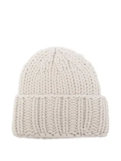Liska Beanie Mit Zopfmuster In Neutral