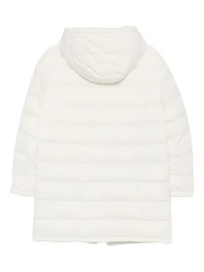 Liska Gesteppte Kapuzenjacke In White