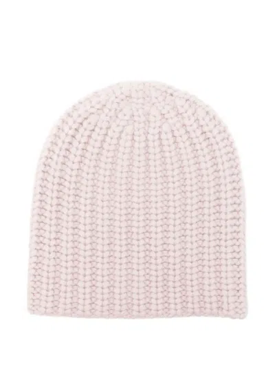 Liska Gerippte Kaschmirbeanie In Pink