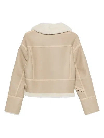 Liska Jacke Mit Shearling-besatz In Multi