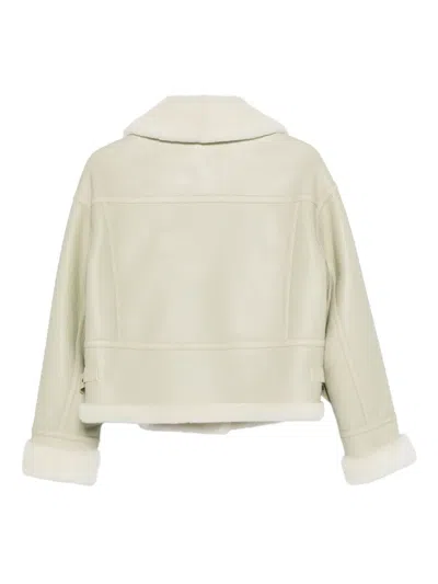 Liska Bikerjacke Mit Shearling In Multi