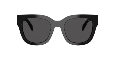 Prada Woman Sunglass Pr C04sf In Black
