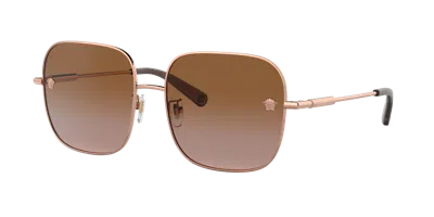 Versace Woman Sunglass Ve2246d In Brown