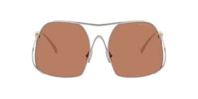 Miu Miu Woman Sunglass Mu A55s In Brown