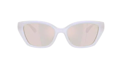 Coach Woman Sunglass Hc8434u Cby91 In White