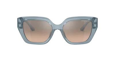 Armani Exchange Woman Sunglass Ax4125su In Blue