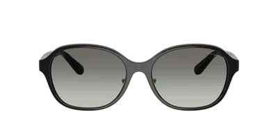 Coach Woman Sunglass Hc8445d Cby85 In Black