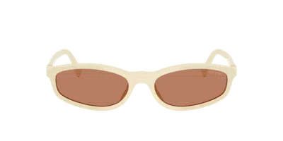 Miu Miu Woman Sunglass Mu A06sf In Brown