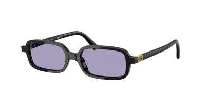 Miu Miu Woman Sunglass Mu 11zs In Black