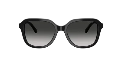 Coach Woman Sunglass Hc8437f Cby89 In Black