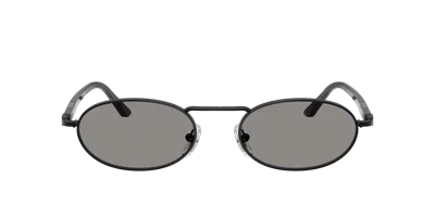 Persol 55mm Rectangular Sunglasses In Gray